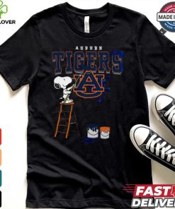 Auburn Tigers Snoopy Painting Shirt