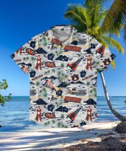 Auburn Tigers Thematic Stadium Print hawaiian Shirt