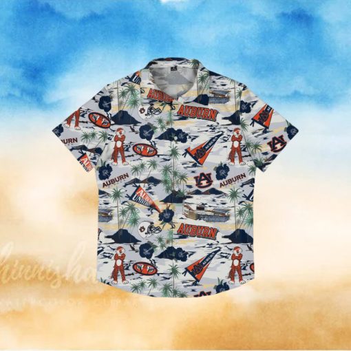 Auburn Tigers Thematic Stadium Print hawaiian Shirt