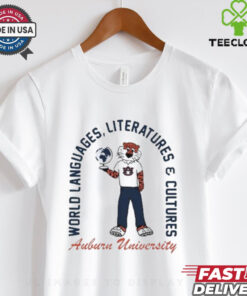 Auburn Tigers University World Languages Literatures And Cultures The Aubie And Globe T shirts