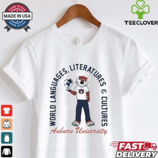 Auburn Tigers University World Languages Literatures And Cultures The Aubie And Globe T shirts