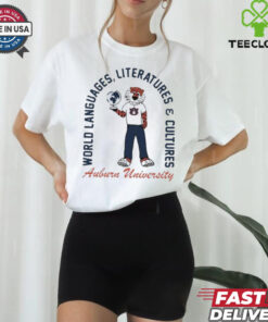 Auburn Tigers University World Languages Literatures And Cultures The Aubie And Globe T shirts