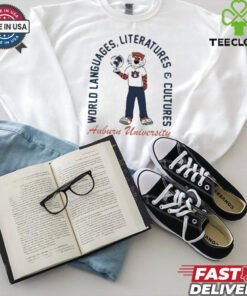 Auburn Tigers University World Languages Literatures And Cultures The Aubie And Globe T shirts