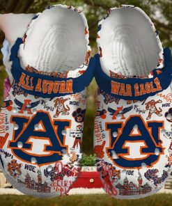 Auburn Tigers War Eagle Crocs Shoes