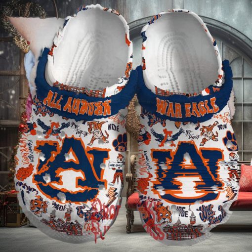 Auburn Tigers War Eagle Crocs Shoes