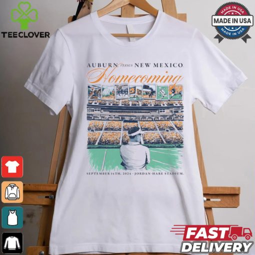 Auburn Tigers vs New Mexico homecoming september 14th 2024 Jordan Hare Stadium shirt