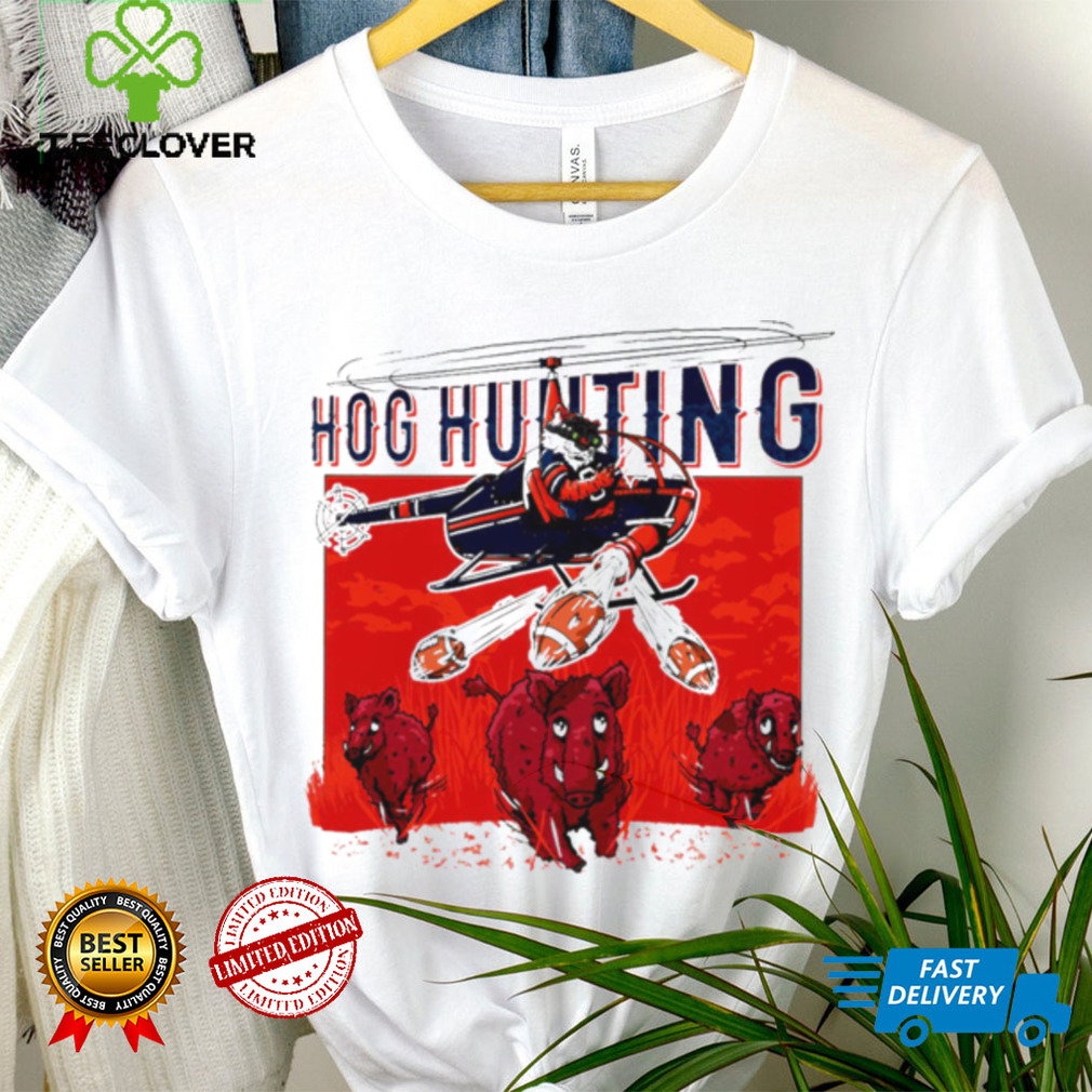 Auburn Tigers vs. Arkansas Razorbacks football mascot hog hunting funny shirt Auburn Tigers vs. Arkansas Razorbacks football mascot hog hunting funny shirt