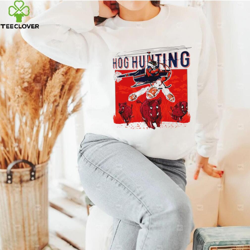 Auburn Tigers vs. Arkansas Razorbacks football mascot hog hunting funny shirt Auburn Tigers vs. Arkansas Razorbacks football mascot hog hunting funny shirt