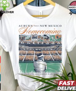 Auburn Tigers vs. New Mexico Homecoming September 14th 2024 Jordan Hare Stadium Shirt