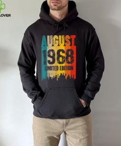 August 1968 54 Years Old Birthday Limited Edition Vintage T Shirt 1 August 1968 54 Years Old Birthday Limited Edition Vintage T Shirt