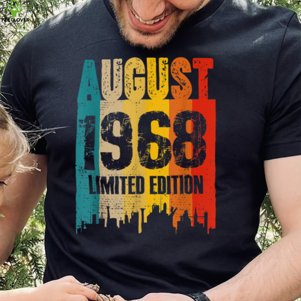 August 1968 54 Years Old Birthday Limited Edition Vintage T Shirt August 1968 54 Years Old Birthday Limited Edition Vintage T Shirt