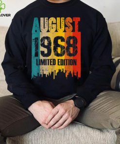 August 1968 54 Years Old Birthday Limited Edition Vintage T Shirt 3 August 1968 54 Years Old Birthday Limited Edition Vintage T Shirt