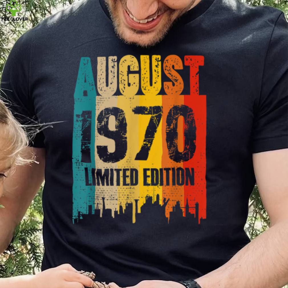 August 1970 52 Years Old Birthday Limited Edition Vintage T Shirt August 1970 52 Years Old Birthday Limited Edition Vintage T Shirt