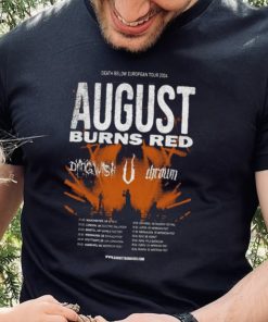 August Burns Red Death Below Europe 2024 Tour Poster shirt