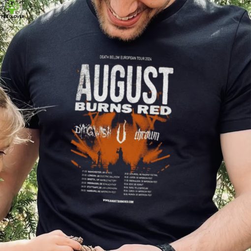 August Burns Red Death Below Europe 2024 Tour Poster shirt