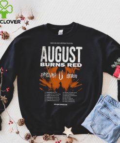 August Burns Red Death Below Europe 2024 Tour Poster hoodie, sweater, longsleeve, shirt v-neck, t-shirt