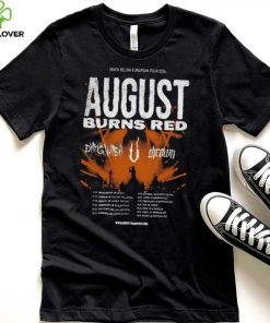 August Burns Red Death Below Europe 2024 Tour Poster shirt