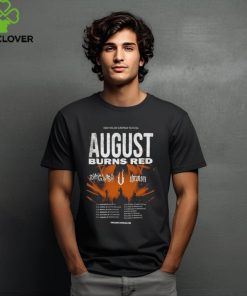 August Burns Red Death Below Europe Tour 2024 Poster Shirt