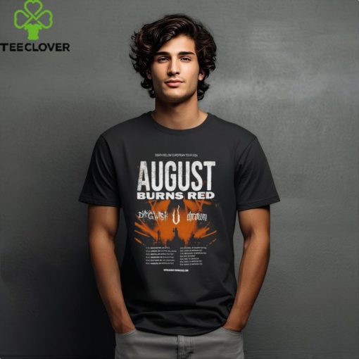 August Burns Red Death Below Europe Tour 2024 Poster Shirt