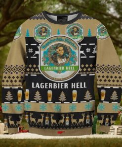 Augustiner Beer Ugly Christmas Sweater, Gift for Christmas Holiday