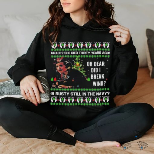 Aunt Bethany Oh Dear Did I Break Wind Ugly Christmas Shirt