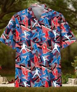 Ausie Football Rules Abstract Sporty Pattern Hawaiian Shirt