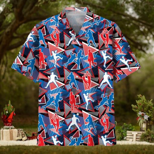 Ausie Football Rules Abstract Sporty Pattern Hawaiian Shirt