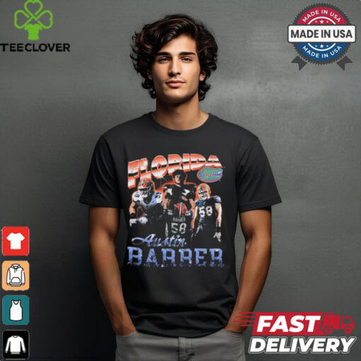 Austin Barber Florida Gators Vintage Graphic t shirt