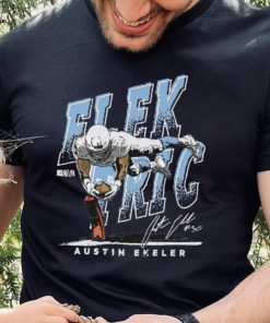 Austin Ekeler Los Angeles C Elektric WHT Shirt 1 Austin Ekeler Los Angeles C Elektric WHT Shirt
