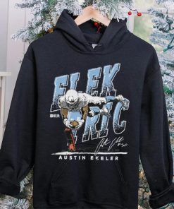 Austin Ekeler Los Angeles C Elektric WHT Shirt 4 Austin Ekeler Los Angeles C Elektric WHT Shirt