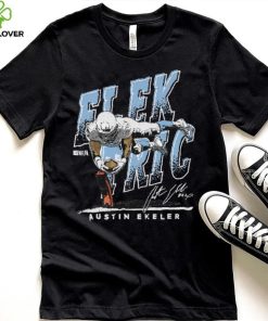 Austin Ekeler Los Angeles C Elektric WHT Shirt 5 Austin Ekeler Los Angeles C Elektric WHT Shirt