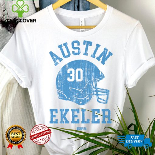 Austin Ekeler Los Angeles C Helmet Font Shirt