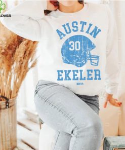 Austin Ekeler Los Angeles C Helmet Font Shirt