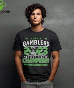 Austin Gamblers 2023 Regular Season Championship T Shirt
