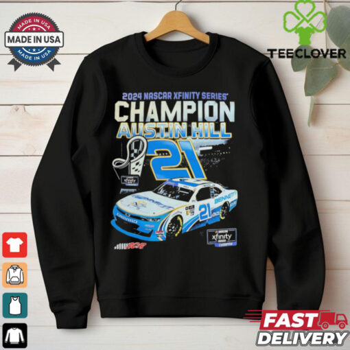 Austin Hill 2024 NHSCAR XFinity Series Champion shirt