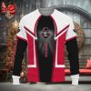 nfl tampa bay buccaneers snowflake red black ugly christmas sweater