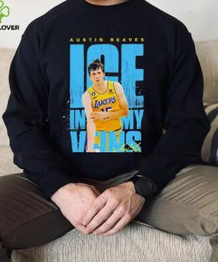 Austin Reaves Los Angeles Lakers Ice in my veins signature shirt