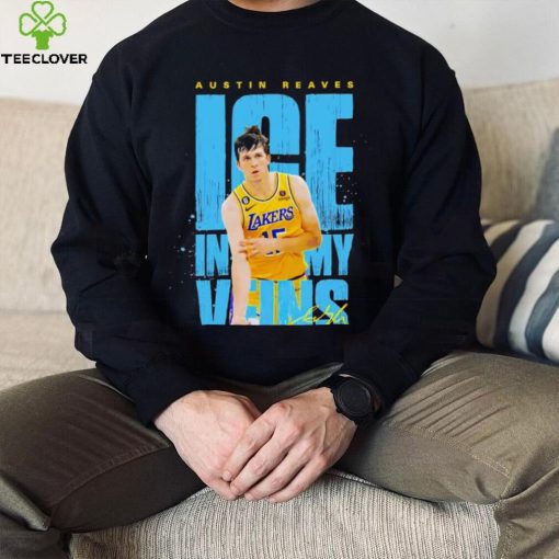 Austin Reaves Los Angeles Lakers Ice in my veins signature hoodie, sweater, longsleeve, shirt v-neck, t-shirt