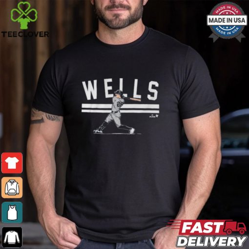Austin Wells Slugger Swing New York Yankees T Shirts