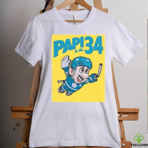 Auston Matthews Super Papi 34 Toronto Maple Leafs poster shirt