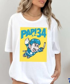 Auston Matthews Super Papi 34 Toronto Maple Leafs poster shirt
