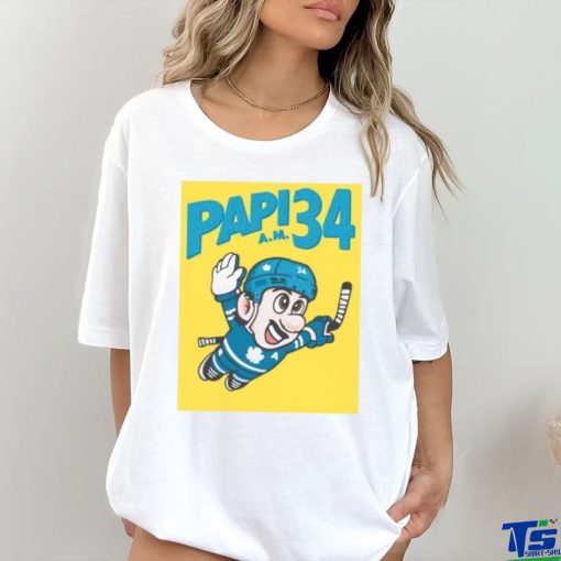 Auston Matthews Super Papi 34 Toronto Maple Leafs poster shirt