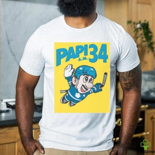 Auston Matthews Super Papi 34 Toronto Maple Leafs poster shirt