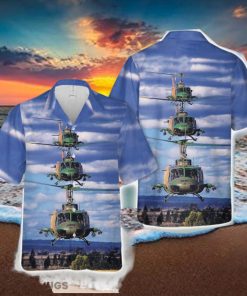 Australia Army Bell UH 1H Iroquois (205) 3D Hawaiian Shirt