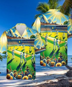 Australia Day Cricket Hawaiian Shirt