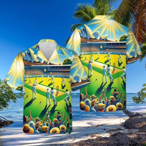 Australia Day Cricket Hawaiian Shirt