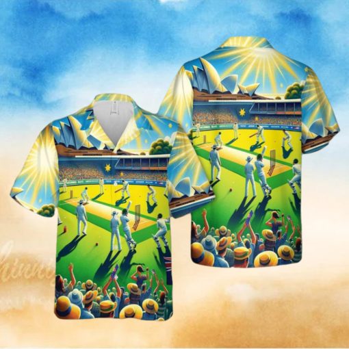 Australia Day Cricket Hawaiian Shirt