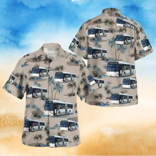 Australia Double Decker Buses Bustech Mercedes Benz O405Nh Hawaiian Shirt