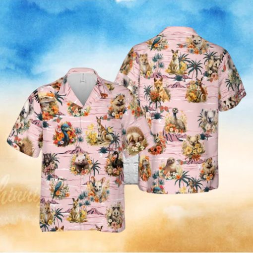 Australian Animal Wildlife Hawaiian Shirt