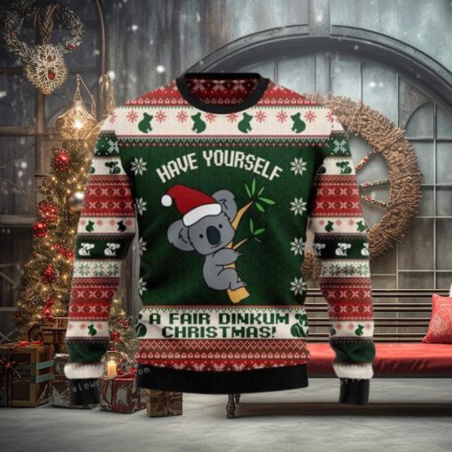 Australian Fair Dinkum Christmas Ugly Sweater